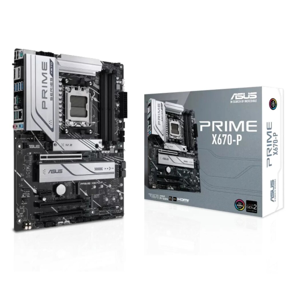 Asus AMD X670-P Ryzen AM5 ATX Prime Motherboard