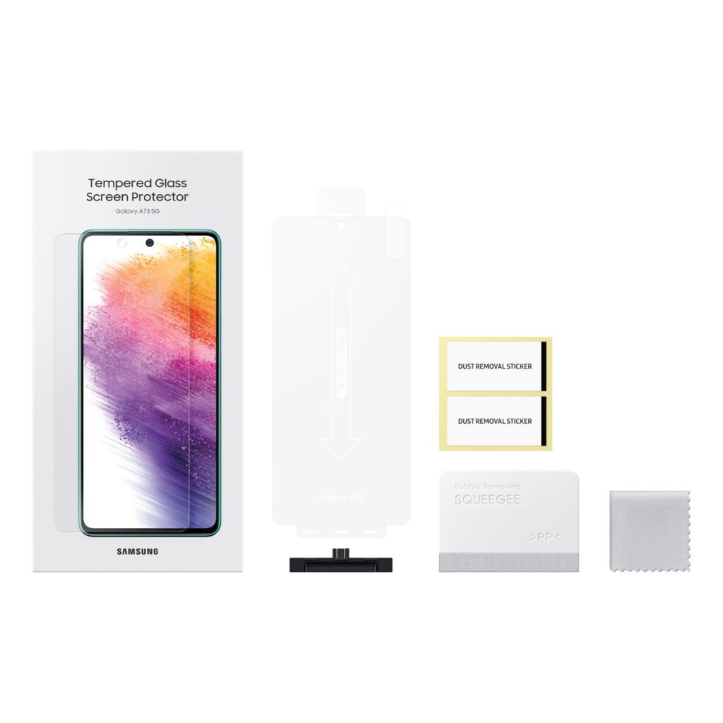 Samsung Tempered Glass Screen Protector - Samsung Galaxy A73 5G - Image 3